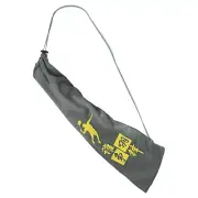 Soft Badminton Racquet Racket Cover Bag Velvet Lining Drawstring, Gray