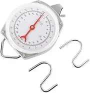 Big Game Scale,Large Capacity Hanging Spring Dial Weight Scale with 2 S-Hooks for Kitchen Fishing (Easy to Read Dial) Industrial Hanging Scale
