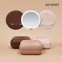 在飛比找momo購物網優惠-【AMIRO】覓光 Cube S 行動LED磁吸美妝鏡折疊收