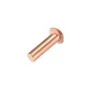 200 Pcs 3/32" x 5/16" Round Head Copper Solid Rivets Fasteners