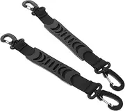 Kisangel Roller Skates Handle Ski Boots Carrying Leash Portable Strap for Skating Skiing Boots Nylon Black