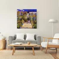 在飛比找momo購物網優惠-【御畫房】莫奈的花園 國家一級畫師手繪油畫80×80cm(V
