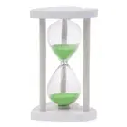 30 Mins Wooden Wood Sandglass Hourglass Sand Clock Timer Home Decor Lovers Gifts