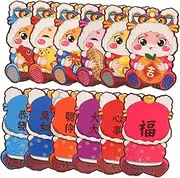 TOGEVAL 30pcs Cartoon Red Envelope Bag Fidget Poster Bugle Red Envelope Packets Superstore Charms Party Decoration Kit Tassel Store Coins Plush Decor Packet Paper