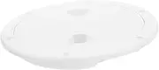 PENIKOKO Round Access Hatch Cover Abs Circular Inspection Hatch with Non Slip Design for Boats Yachts and Rvs Easy Access to Storage Compartments