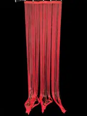 Red 34.5x113.5 Fringe Trim Piece.