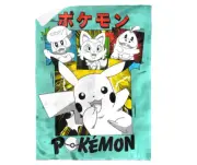 Pokemon Pikachu & Paldea Region Starters Sherpa Throw Blanket Figure Art 50x60