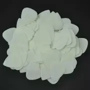 100 pcs New Medium 0.71mm Guitar Picks Plectrums Matte White