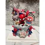 六吋蜘蛛人造型蛋糕復仇者聯盟蜘蛛人糖霜餅乾