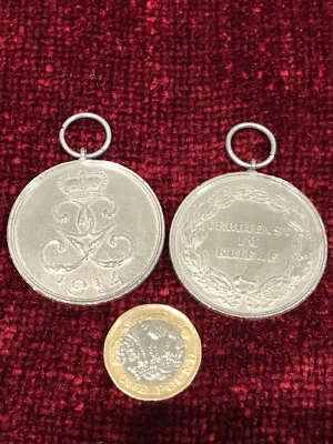 Replica Copy full size WW1 Schwarzburg Rudolstadt Military War Merit Medal