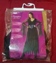 Vintage NOS Vampira Halloween Costume, Vampire Goddess Maila Nurmi Horror Queen