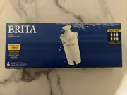BRITA Water PITCHER Standard Replacement Filters - Set of 6 - New, Sealed