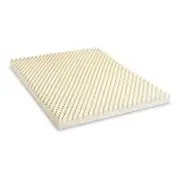 Continental Sleep, 1-Inch Convoluted Copper-Infused Memory Foam Mattress Toppers