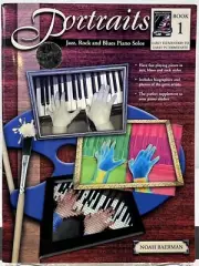 Portraits Jazz, Rock and Blues Piano Solos Book 1 w CD Sheet Music Norm Baerman