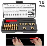 Metric Thread Restorer Set Thread Chaser Tool Rethreading Kit for Wrench Socket