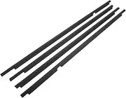 4PCS Weather Strip Window Moulding Trim Compatible for Toyota Corolla 2003-2005 2006 2007 2008 Weatherstrip Strips Door Glass Seal Belt
