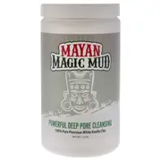 Mayan Magic Mud Powerful Deep Pore Cleansing White Kaolin Clay For Unisex 16 oz Cleanser