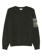 [Moncler] Moncler-Maglione In Lana MoulinÉ E Cashmere-Uomo XL