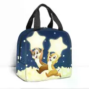 c573 Chip n Dale Children Lunch Bags Kids School Insulated Lunch Bag Portable Cooler Tote Food tbd573