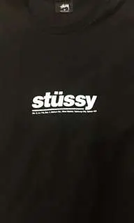 在飛比找旋轉拍賣優惠-Stussy 台中限定 黑短T