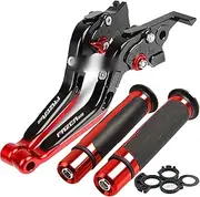 CNC Motorcycle Brake Clutch Levers Handlebar Grip Handle Hand Grips for Y&amaha FAZER600 F&Azer 600 1998 1999 2000 2001 2002 2003
