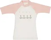 [BILLABONG] Logo Ss Girls Rash Vest Age 10 Salt Crystal