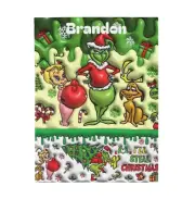 Personalized 3D Christmas Grinch Velveteen Plush Blanket, Xmas Gift 2024