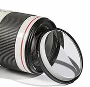 Photographic Ghost Effect Filter, 77mm Camera Lens Effect Filter, Double Sided Fractals Photography Prism, with Ghost Effect for Selfie Video Shooting