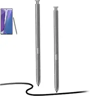 Pack of 2 Note 20 S Pen Stylus Replacement for Samsung Galaxy Note 20 / Note 20 Ultra 5G DPen (EJ-PN980) + Eject Pin, Without Bluetooth, Grey