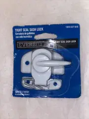 Everbilt White Steel Window Sash Lock with Tight Seal 20297