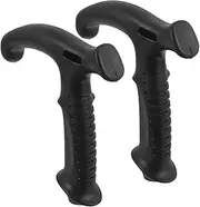 Yardenfun 2pcs Plastic Handle Grip for Hiking Sticks Ergonomic Soft Padded Crutch Support Handle for Trekking Poles Comfortable Non Slip Grip for Outdoor Adventures