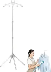 Iron Steam Stand, Handheld Garment Steamer Rack, Handheld Garment Steamer Rack, Iron Stand, Clothes, Standing Fabric Coat Hanger, Height Adjustable Clothes, Steam Ironing Machine Accessories for Home