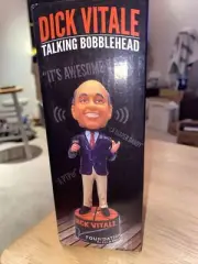 Jimmy Valvano V-Foundation Dick Vitale Talking Bobblehead ESPN Awesome Baby NIB