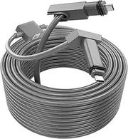Satellite Cable Replacement 2 in 1 16.4FT Length 3ft Ethernet Adapter Kit Extension Cord for Gen 2 Dish Antennae Cable Indoor Outdoor