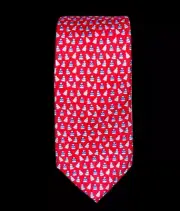 NWT BROOKS BROTHERS TOBOGGAN HAT BEANIE CHRISTMAS TIE RED NEW YORK