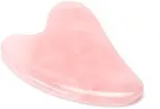LWBTOSEE Jade Gua-Sha Tool -Relieve Puffy Eyes and Dark Circle -Face Guasha Scraper Board -Rose Quartz Scraping Massage -Promote Blood Circulation