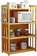 Kitchen Storage Rack, Shelving Unit and Storage, Solid Wood Multifunctional Kitchen Large Storage Rack,118cm