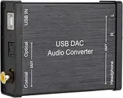VBESTLIFE USB DAC Audio Converter, USB Audio Sound Card GV-023 Digital Analog DAC for Windows XP OS-X PS4