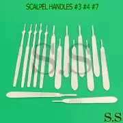 60 ASORTD SCALPEL HANDLES #3 #4 #7 SURGICAL INSTRUMENTS