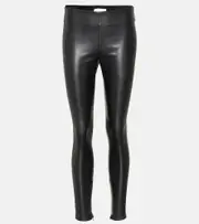 [Velvet] Velvet Berdine faux leather leggings AU 16 black