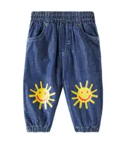 [Stella McCartney Kids] Stella McCartney Kids Baby printed straight jeans M 6 blue
