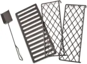 Large Outdoor Wood Stove Accessories, 4-Piece Accessory Bundle Set