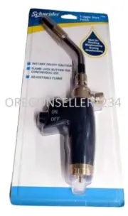 Map Gas Propane Torch Head Trigger Start Welding Brazing Torch Kit Welding Flame