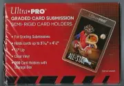 200 Ultra Pro Graded Card Submission Semi Rigid 1/2" Lip Tall Sleeves