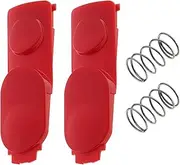 [eMagTech] 2PCS Vacuum Cleaner Head Clip Latch Tab Button with Spring Compatible with Dyson V7 V8 V10 V11 V15 57.1x17.8mm Vacuum Cleaner