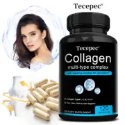Multi-Collagen Supplements – Contains Digestive Enzymes – Improves Absorption