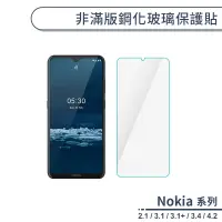 在飛比找蝦皮商城優惠-Nokia 非滿版鋼化玻璃保護貼 適用Nokia 2.1 3