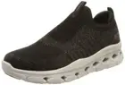 Black White Glide Step Flex Skechers Shoes Men's Gel Memory Foam Slip On 232325
