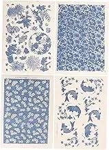 Operitacx 4Sheets Decals for Pottery Underglaze Transfer Paper High Temperature Clay Art Easy DIY Crafting for Distinctive Finish for Pottery Supplies and Projects