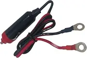 12V Male Plug Connector - Auto 12V/24V Plug Power Adapter Cable | Stable Male Fused Socket Cord Bakelite Auto Replacement for Adults Enthusiasts Beginners